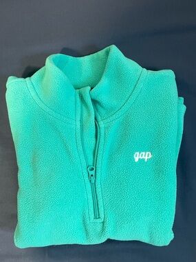 GAP Kids Blue-Green Quarter Zip